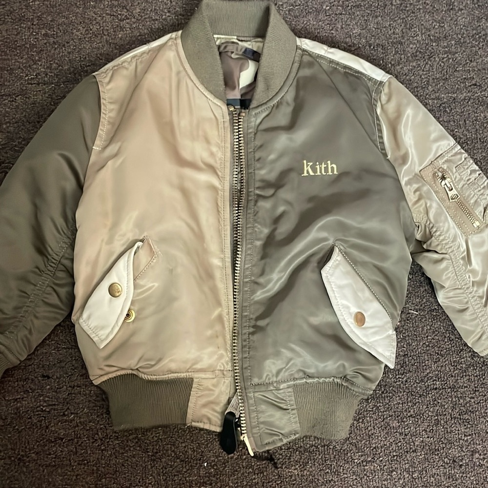 KITH Toddler jacket. Selling as is, small stain on front as seen in photos.